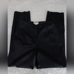 Retro Style 100% Leather Trouser Pants Raw Hemmed Merona Size 10